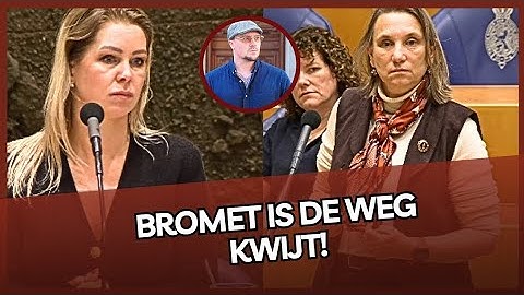 BBB-minister krijgt verwarde Bromet op haar dak! 