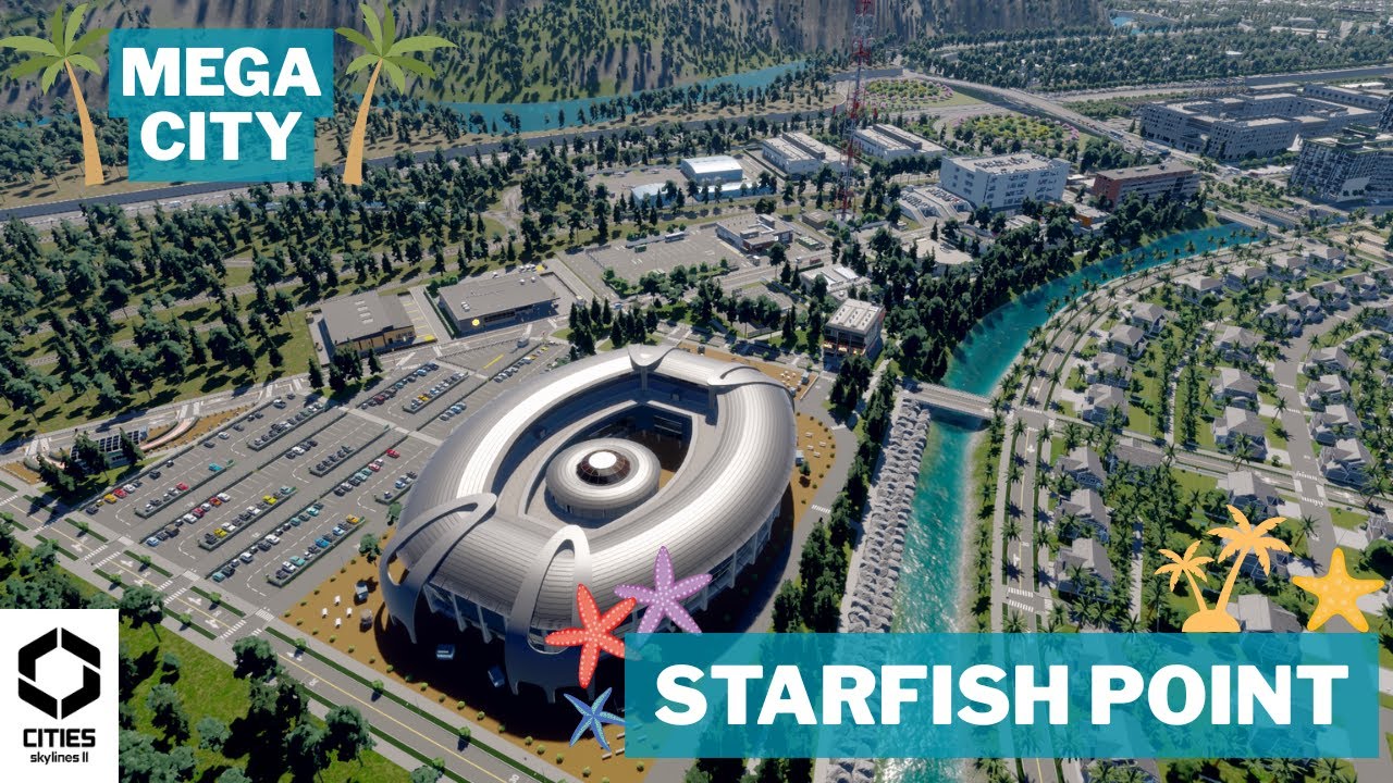 Строительство собственного стадиона в Cities: Skylines 2 | Starfish Point | Часть 31 | 2025