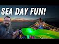 the one with all the music and dancing. carnival freedom sea day vlog