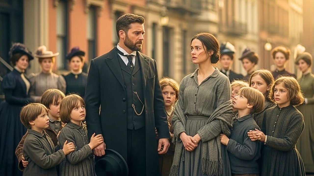 VIUDO MAGNATE CON 8 HIJOS FUE RECHAZADO 7 VECES — HASTA QUE UNA MENDIGA LO ACEPTÓ