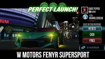 Racing Rivals Fenyr W Motors Supersport Perfect Launch Tutorial