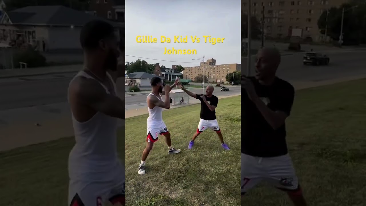 Tiger Johnson vs Gillie Da Kid Shadow boxing 🥊