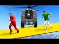 SURVIVE THE HYBRID HELICOPTER CHASE! - GTA 5 Funny Moments