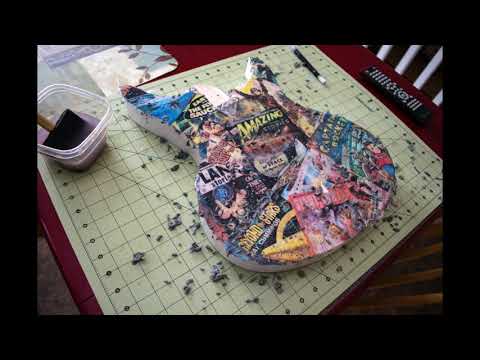 Transfering an Inkjet Printed Image to a Guitar Body