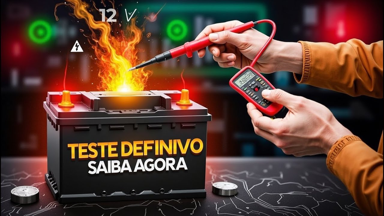 COMO SABER SE A BATERIA DO CARRO ESTÁ BOA OU RUIM - Melhor método ...