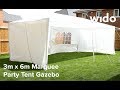 Wido 3m x 6m marquee party tent product pt100