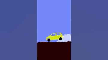 Car Crash Test in Algodoo! #algodoo #shorts