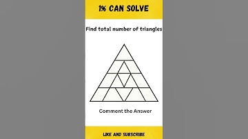 Find total triangles#brainteaser #iqtest #puzzle #games #challenge