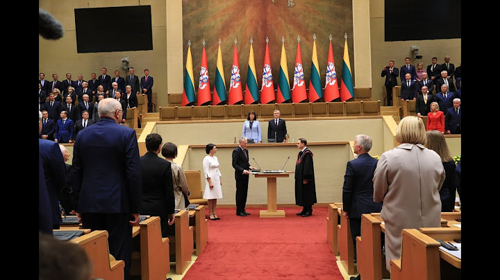 2019-07-12 Respublikos Prezidento Gitano Nausėdos priesaikos priėmimo ceremonija