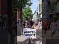 Manchester give us some Career Advice  #interview #manchester #careeradvice