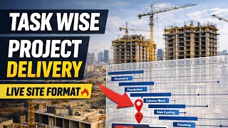 How to Manage Construction Project Task Wise? Live Planning Format Explained