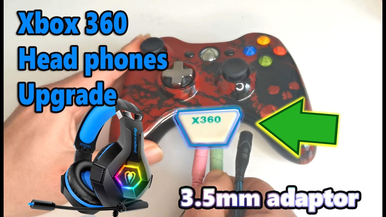 respekt respons En eller anden måde How to upgrade your Xbox 360 headphone's , adapter use 3.5mm Headset -  YouTube