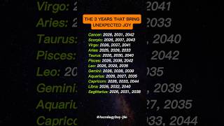 The 3 Zodiac Signs Years That Brings Crazy Unexpected Joy