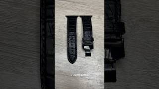 Ремешок из кожи крокодила часы Apple Watch. Crocodile leather strap #filartleather #handmade #luxury