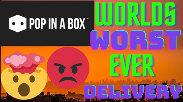 POP IN A BOX (PIAB) WORLDS WORST EVER DELIVERY ,I WASENT A HAPPY BUNNY