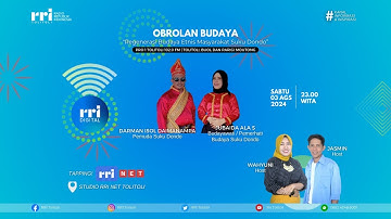 REGENERASI BUDAYA ETNIS MASYARAKAT SUKU DONDO