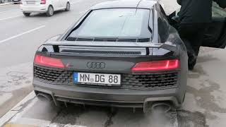 Stupid🤪 driver Hit💥💥💥 the R8 V10 Performance 😮by the curb🙈🤦‍♂️😪