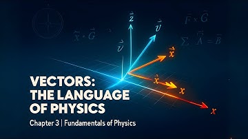 Vectors in Physics Explained | Fundamentals of Physics Chapter 3