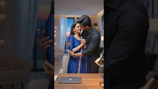 #Bani Gill in blue Patiala salwar suit stands in stylish home. Recently pregnant, #bani #gorgeous
