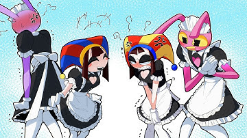 Battle of Jaxes 😏 | Pomni x Jax (Funnybunny/Jaxomni) | The Amazing Digital Circus Comic | TADC