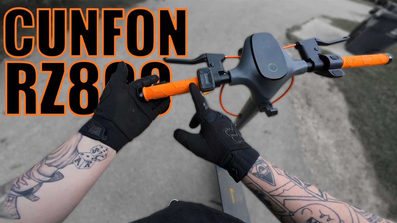 Best Starter E-Scooter | CUNFON RZ800 E-Scooter Review & Ride - YouTube