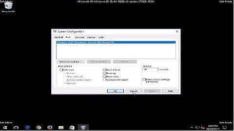 How to Start Windows in Safe Mode Using System Configuration