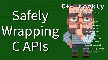 C++ Weekly - Ep 482 - Safely Wrapping C APIs