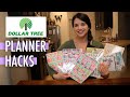 Dollar Tree Planner Hacks