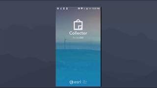 Esri  Collector for ArcGIS (Android) using a Trimble TDC150 GNSS receiver screenshot 1