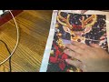 UNBOXING - Outdoor Tide Pt 1 - Christmas reindeer-Table top tree / FINISHED TREE / Diamond Painting