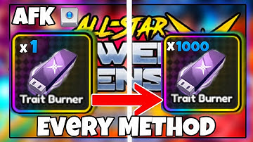 EVERY Method To Get Trait Rerolls in ASTD X + AFK Farm Method
