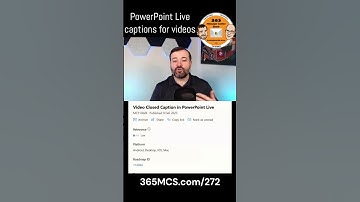 PowerPoint Live Captions for Video - there