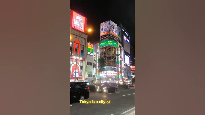 "A Glimpse of Tokyo: Experience the City's Magic in 60 Seconds! #shorts  #short