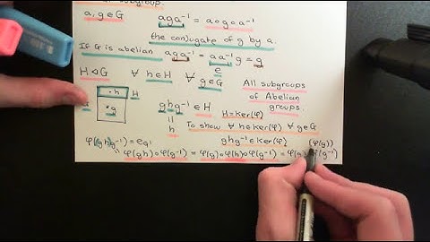Group Homomorphisms Part 5