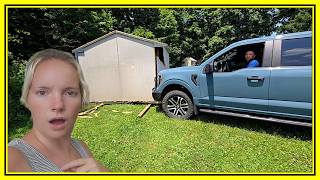 Tearing Down an Old Shed