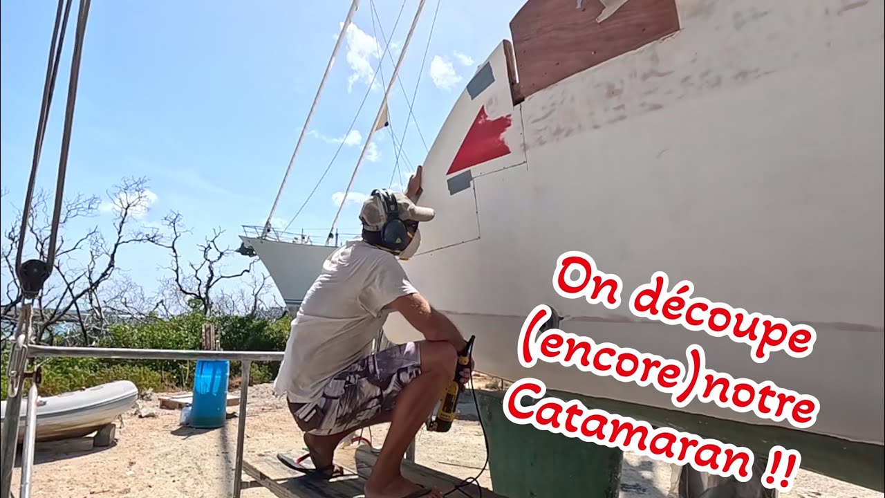 ⁣#232  Comment refaire les jupes de Notre Catamaran