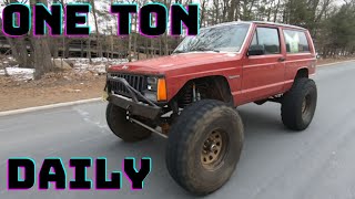 What Its Like To Daily Drive a One Ton Cherokee on 40s
