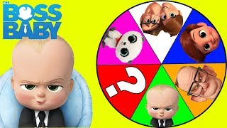 Paw Patrol Spinning Wheel Game with Boss Baby and M&Ms Candy Treasure screenshot 5