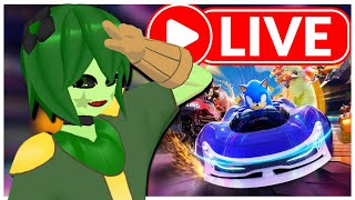 EARLY Morning Sonic Racing: CrossWorlds! Testing a new controller input display! [LIVE]