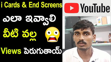 How To Add End Screen To YouTube Videos in 2019 | i cards & End screen | In Telugu | By Madhu Rock