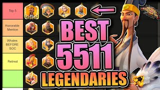 Best 5511 Legendary Commanders [Great for F2P] Top 5 Updated 2023 in Rise of Kingdoms
