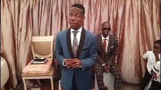 Pastor Mboro bids farewell to his church.