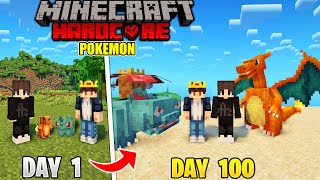 We Survived 100 Days in POKEMON WORLD in Minecraft (Hindi) screenshot 4