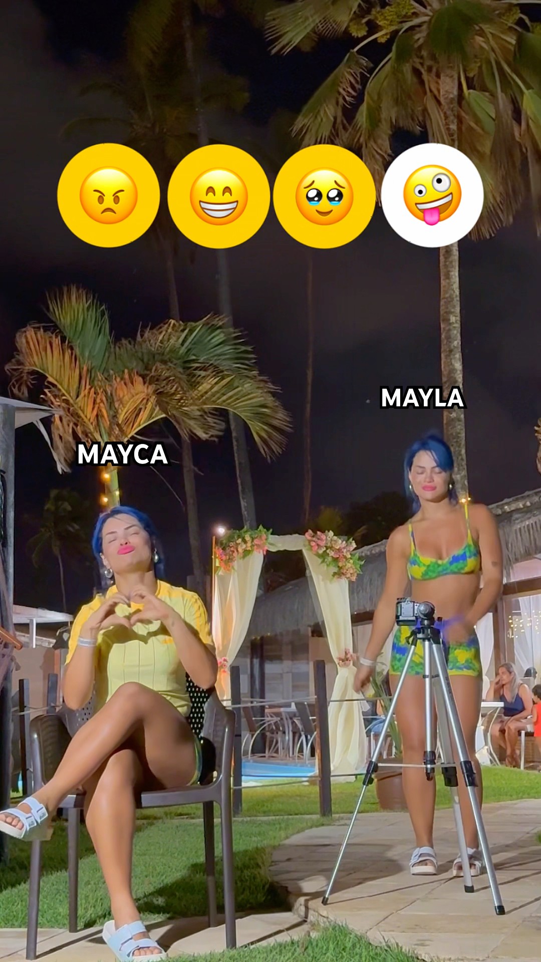Qual emoji Mayca mais gostou? ? #tutorial #entretenimento