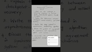 5 important questions from ln:4 expected for the upcoming distributed computing exam | CS3551 DC #AU