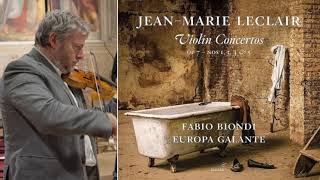 Play the Violin sheet music with Fabio Biondi/ Leclair: Violin Concerto in D minor, Op. 7 no. 1