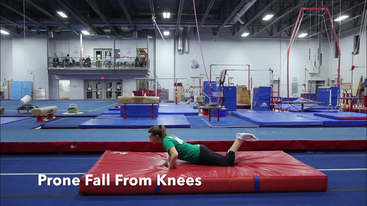 Gymnastics Video Model Prone Fall from Knees YouTube