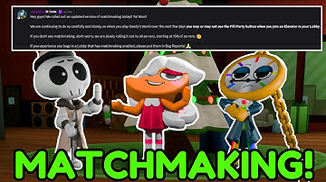 Matchmaking FINALLY Works in Dandy’s World…