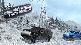 4x4 Escalade Snow Driving 3D - Android Gameplay screenshot 3