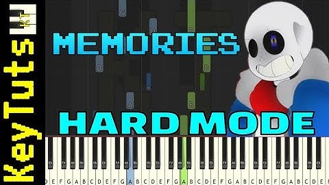 Learn to Play Memories from Glitchtale (Undertale AU) - Hard Mode